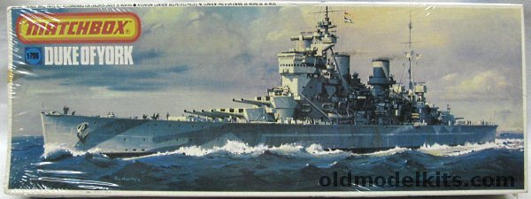 Matchbox 1/700 HMS Duke of York Battleship - King George V Class, PK352 plastic model kit